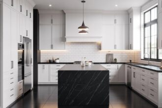 Black and White Kitchen Decor Ideas