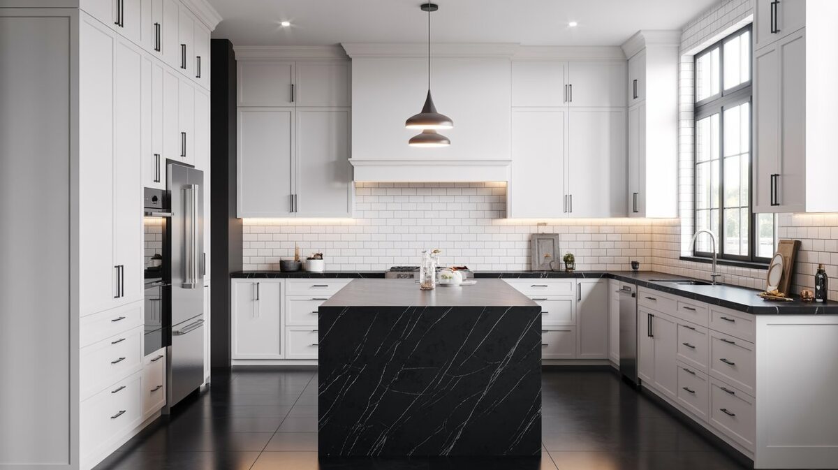 Black and White Kitchen Decor Ideas