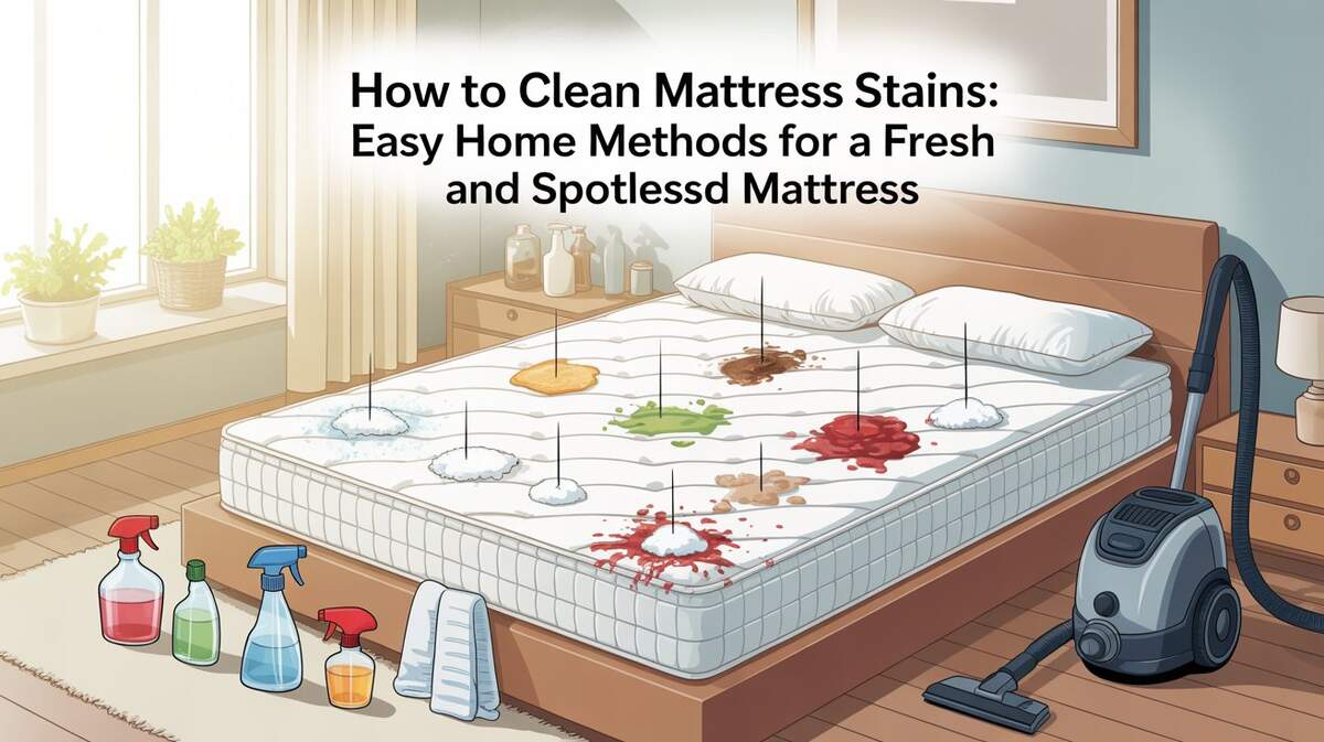 how to clean mattress stains