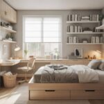 how to organize a small bedroom
