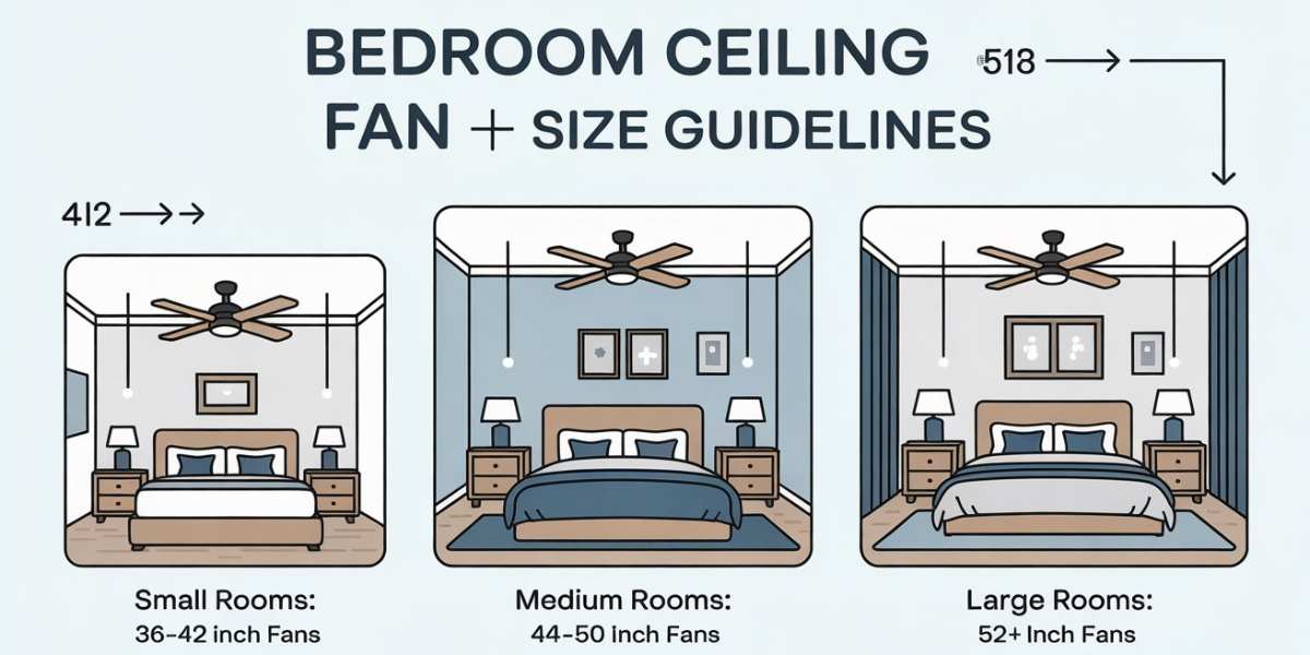 What Size Ceiling Fan for Bedroom