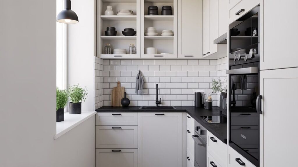 Black and White Kitchen Decor 