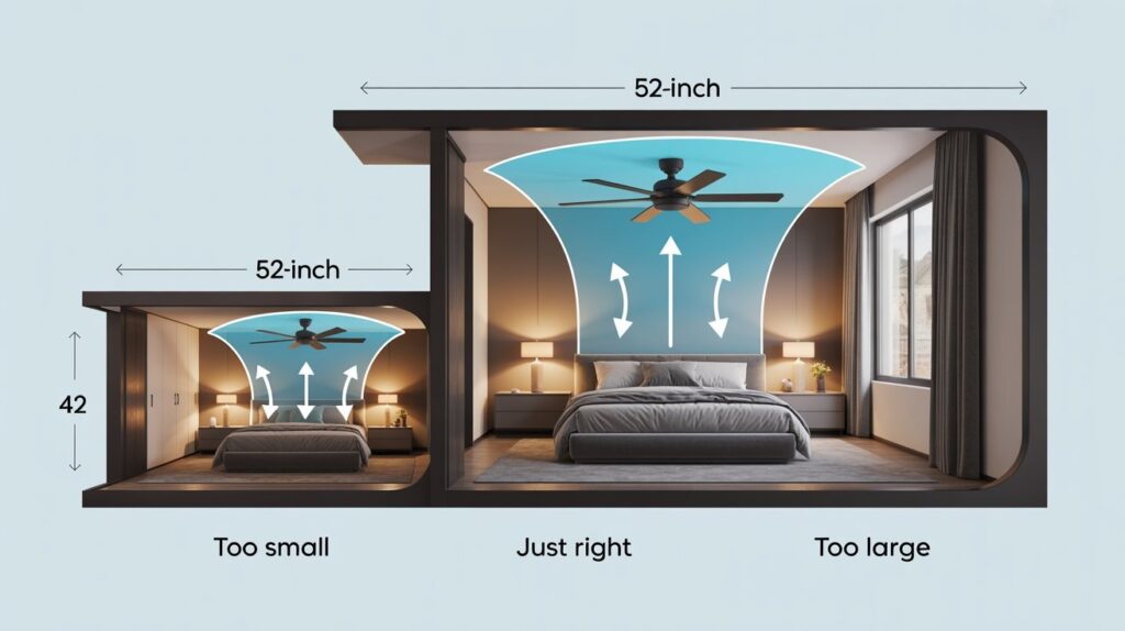 Why Ceiling Fan Size Matters