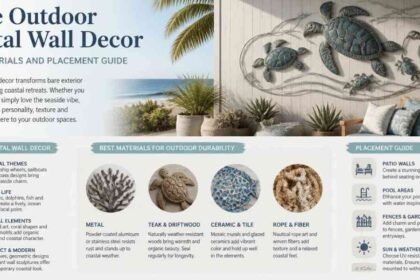 Large Outdoor Coastal Wall Decor