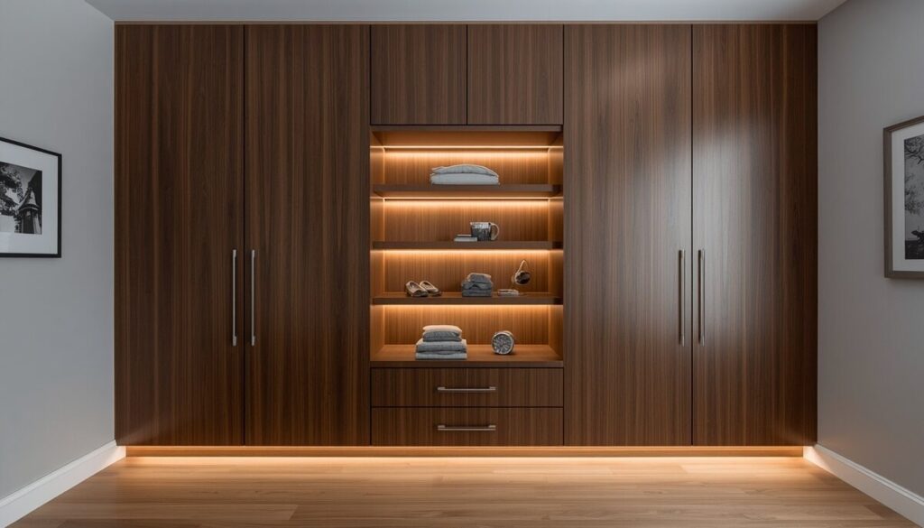 Built-In Wardrobes with LED Lighting