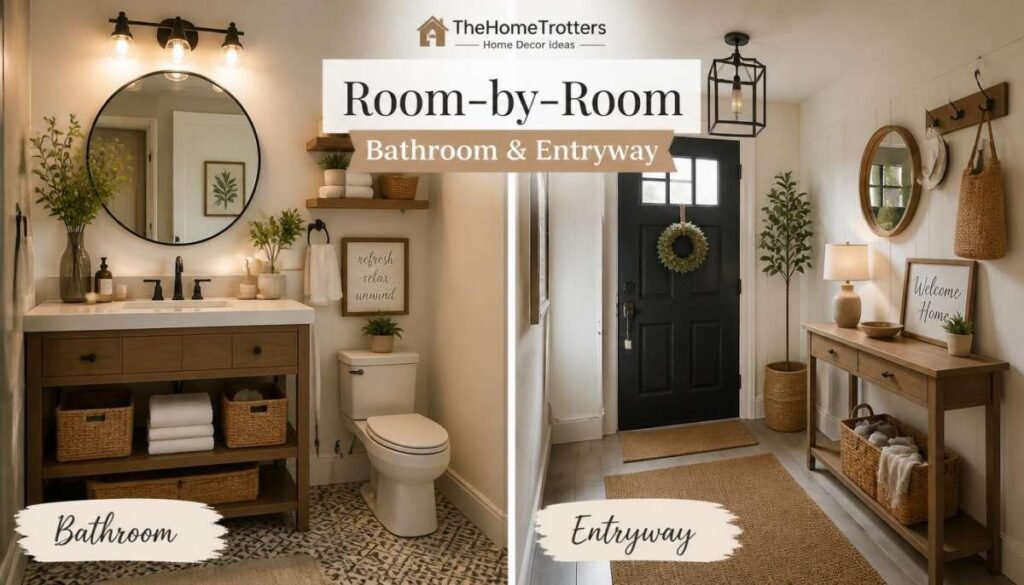 Bathroom and Entryway