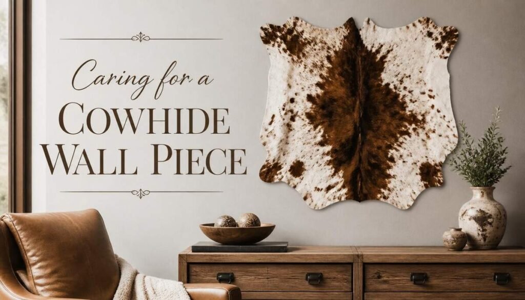 Caring for a Cowhide Wall Piece