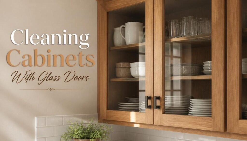 Cleaning Cabinets With Glass Doors