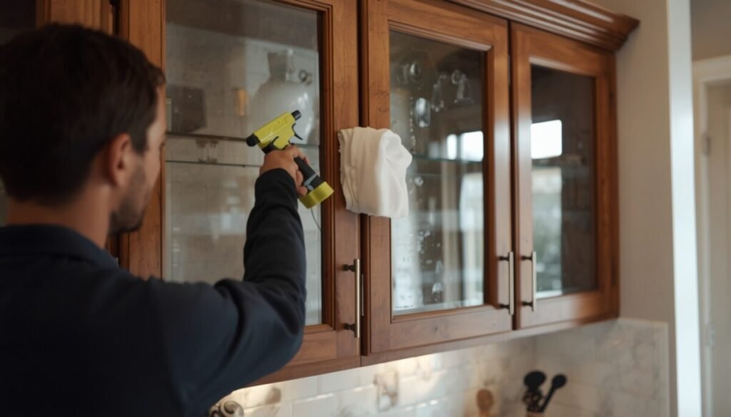 Cleaning the Interior Glass