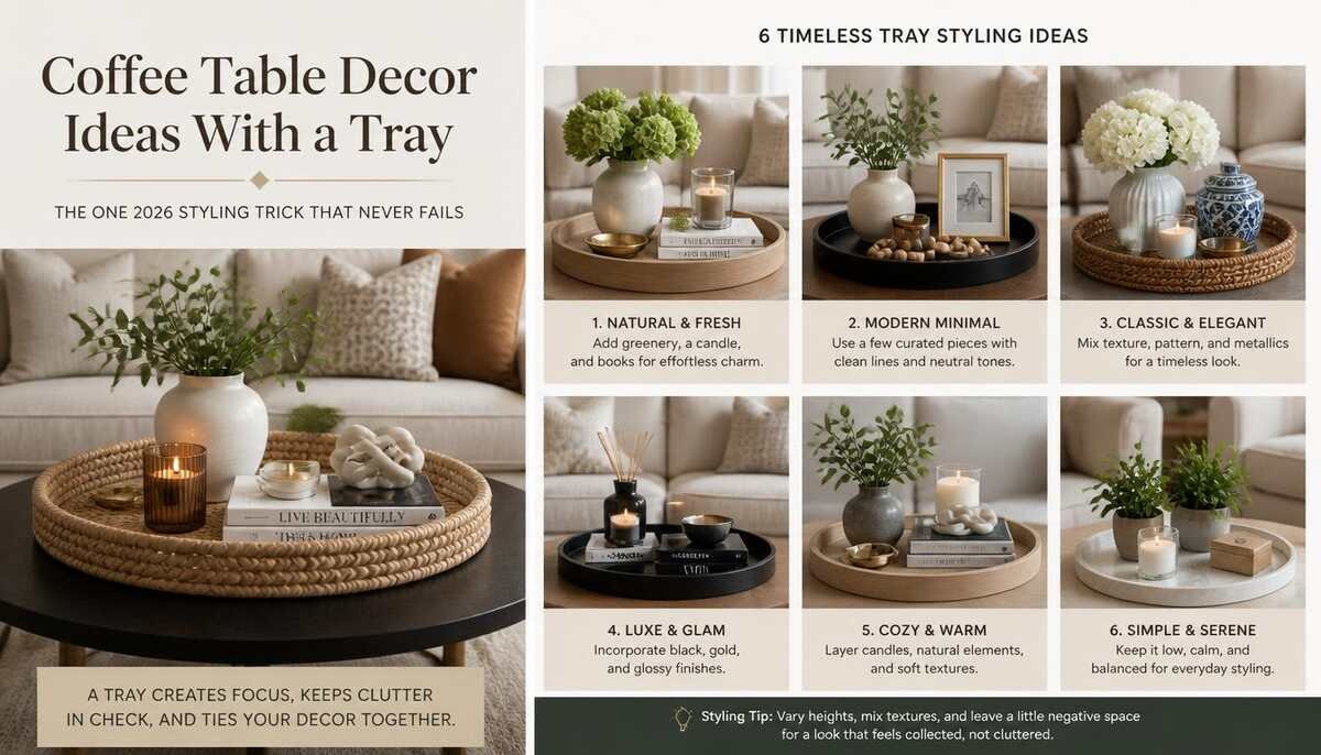 Coffee Table Decor Ideas With a Tray The One 2026 Styling Trick That Never Fails-Coffee Table Decor Ideas With a Tray