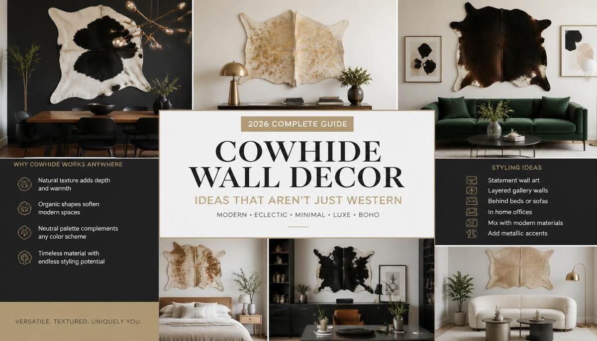 Cowhide Wall Decor Ideas