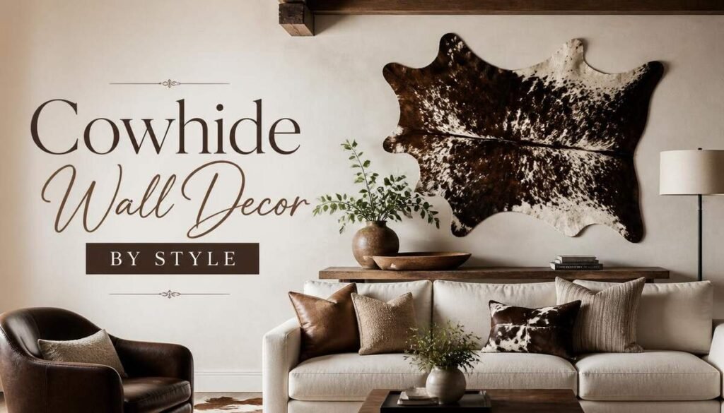 Cowhide Wall Decor by Style