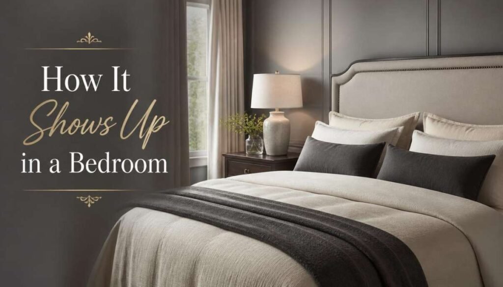 How It Shows Up in a Bedroom
