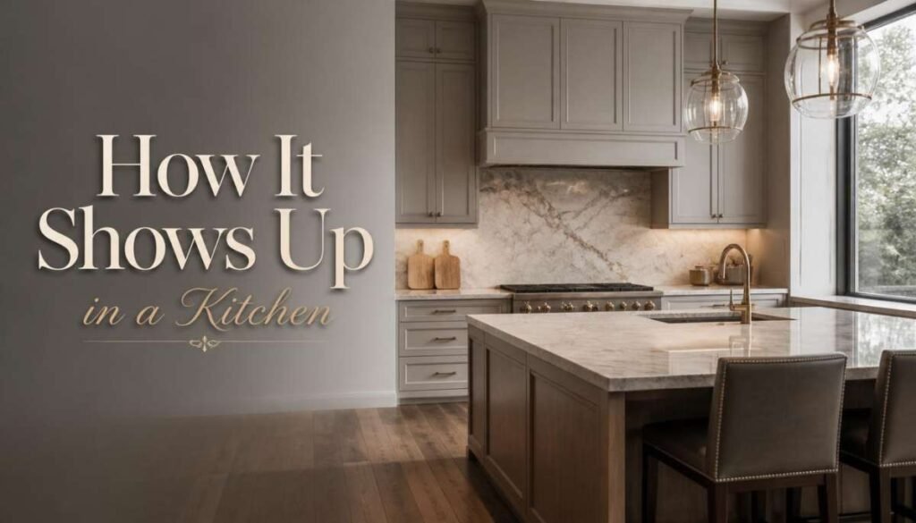 How It Shows Up in a Kitchen
