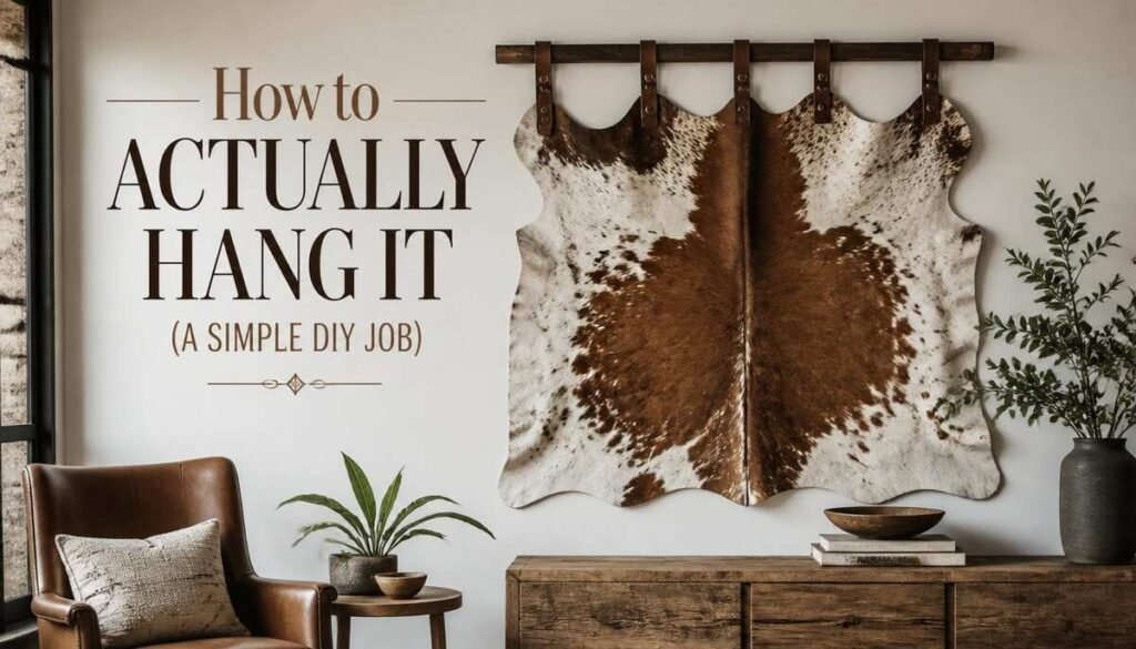 How to Actually Hang It (A Simple DIY Job)