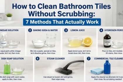 How to Clean Bathroom Tiles Without Scrubbing