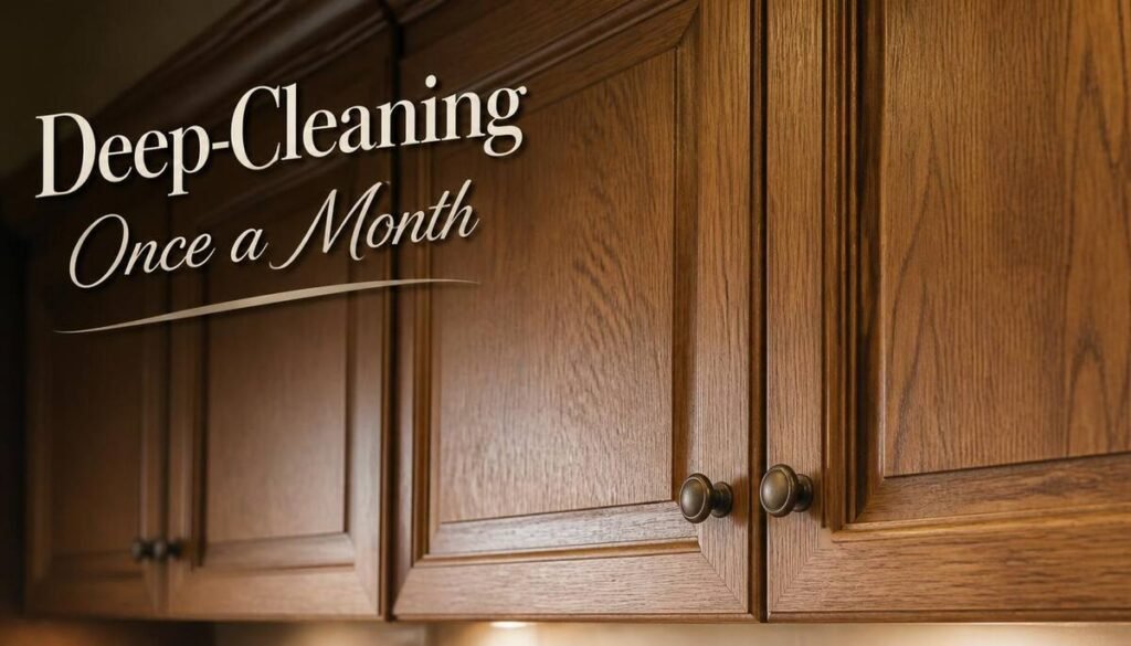 How to Deep Clean Wood Kitchen Cabinets