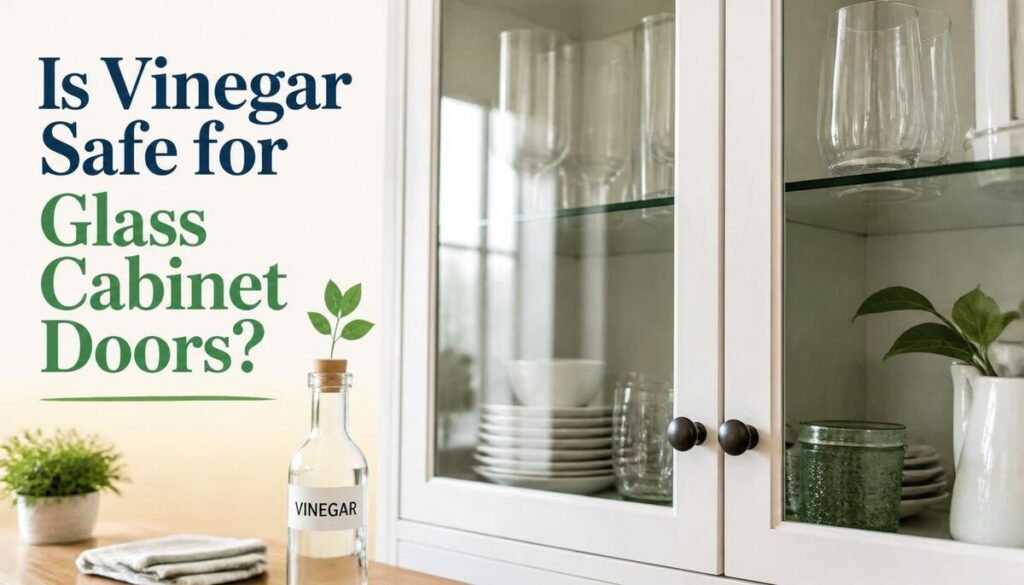 Is Vinegar Safe for Glass Cabinet Doors?