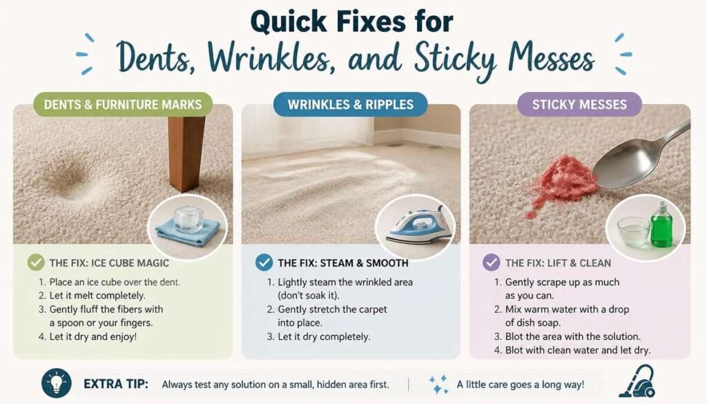 Quick Fixes for Dents, Wrinkles, and Sticky Messes