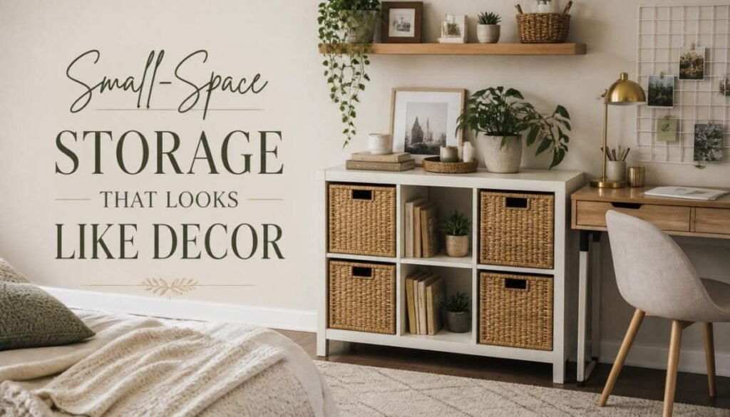 Small-Space Storage That Looks Like Decor
