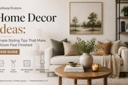 TheHomeTrotters Home Decor Ideas Simple Styling Tips That Make a Room Feel Finished 2026 Guide-TheHomeTrotters Home Decor Ideas