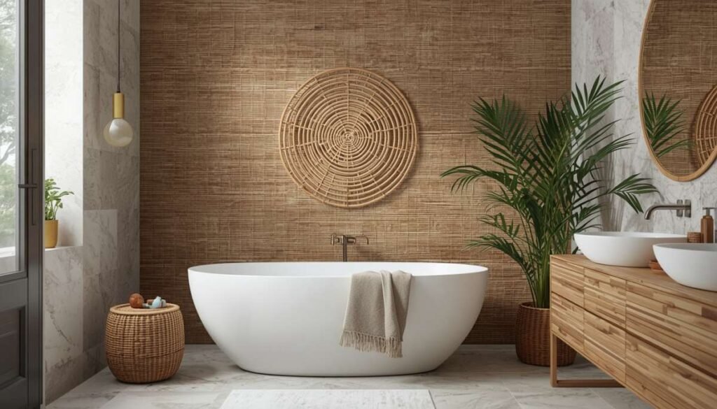 Try Bamboo or Rattan Textures