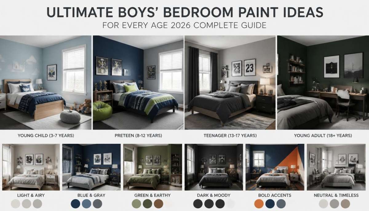 Ultimate Boys' Bedroom Paint Ideas