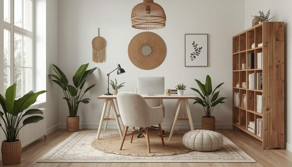 Why Boho Home Office Decor Improves Focus and Productivity -Boho Home Office Decor Ideas