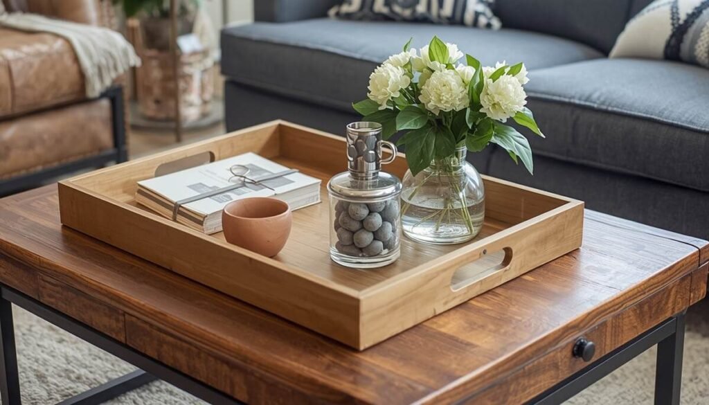 Why a Tray Changes the Whole Table-Coffee Table Decor Ideas With a Tray