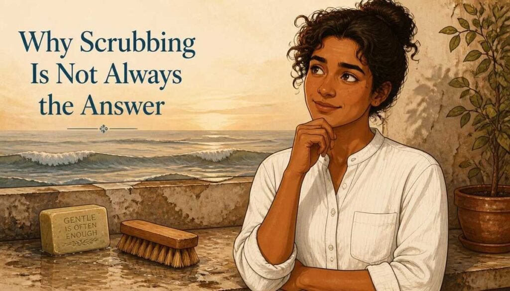 Scrubbing Is Not Always the Answer