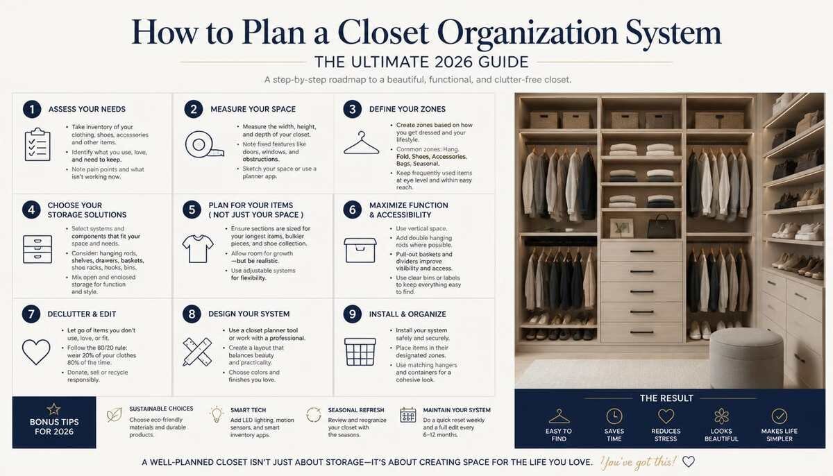 How to Plan a Closet Organization System The Ultimate 2026 Guide-How to Plan a Closet Organization System