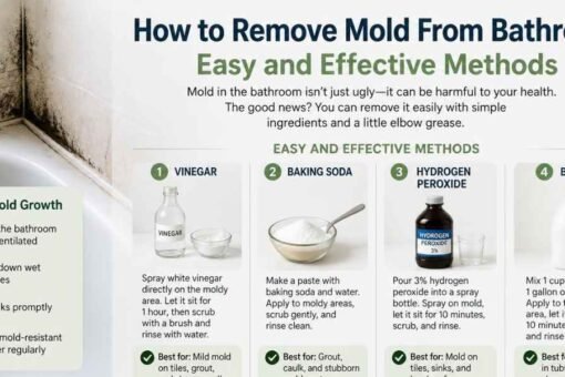 How to Remove Mold From Bathroom