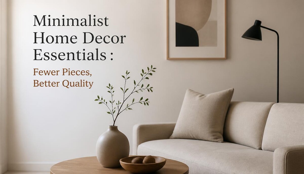 Minimalist Home Decor Essentials Fewer Pieces, Better Quality - Minimalist Home Decor Essentials