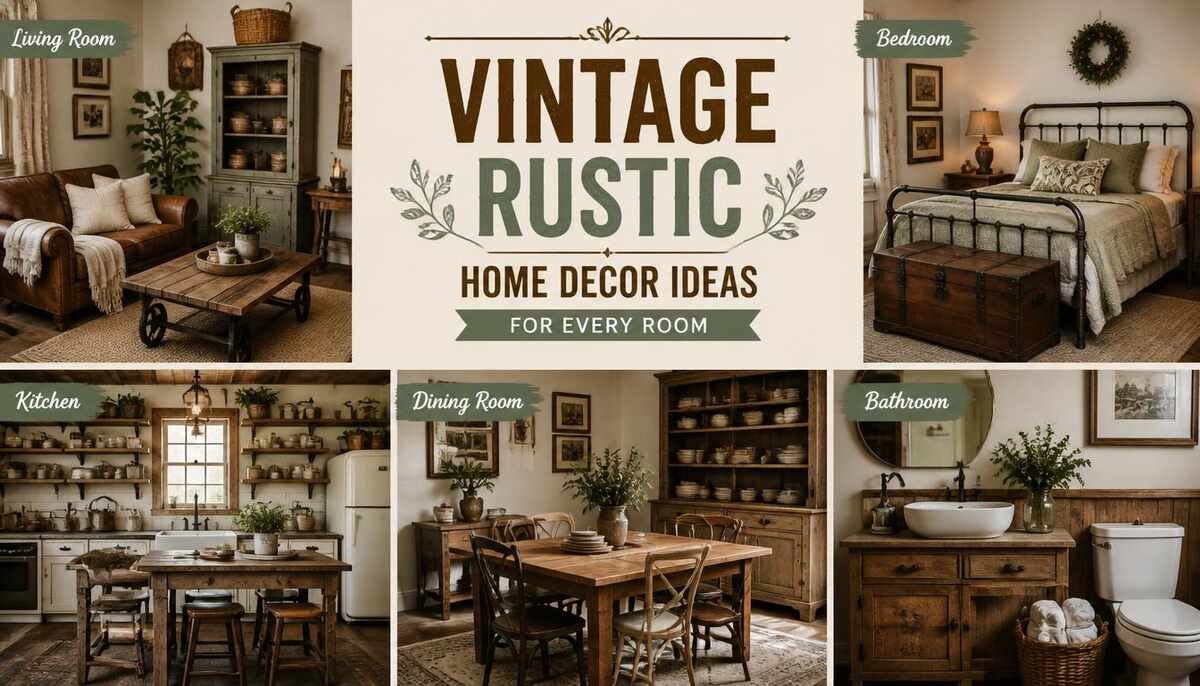 Vintage Rustic Home Decor Ideas 25 Cozy Ideas for a Timeless Home 2026 complete Guide-Vintage Rustic Home Decor Ideas