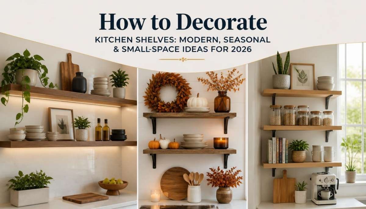 How to Decorate Kitchen Shelves Modern, Seasonal & Small-Space Ideas for 2026-How to Decorate Kitchen Shelves